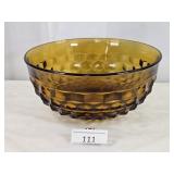 Large Vintage Diamond Pattern Serving Bowl