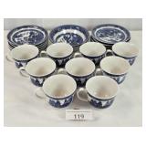 Johnson Bros England Blue Willow Dishes