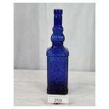 Tall Decorative Blue Bottle