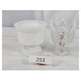 Milk Glass & Pearlized Glass Mini Vases