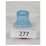 Fenton Hobnail Aqua Blue Top hat