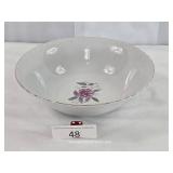 Large China Rose Pattern Nowl - Japan