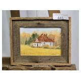 NL Baker - House Near Ladonia - Original Oil