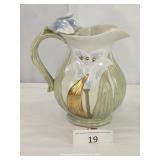 Ornate Croscill Nouvelle Porcelain Flora Pitcher