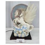 Flying Unicorn Resin Cast Nightlight