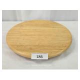 Round Wood Lazy Susan