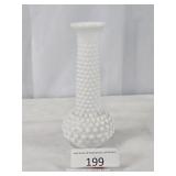 E O Brody Hobnail Milk Glass Vase