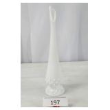 Milk Glass Hobnail Bud Vase