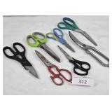 Seven Pair Vintage & Modern Scissors