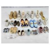 Mixed Lot Ceramic & Brass Vintage Shoes