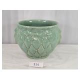 Large Ceramic Pottery Green McCoy Planter