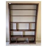 Oak Veneer Open Bookcase