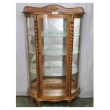 Modern Reproduction Curved Front Cusio Cabinet