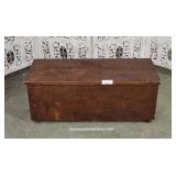 Simple Primitive Wood Blanket Box