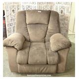 Ashley Furniture Olive Microfiber Big Boy Recliner