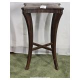 Small Wood Accent Lamp Table