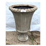 Tall Faux Concrete (Resin) Urn Style Plant Pot