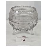 Star Pattern 3-Footed Trinket Bowl
