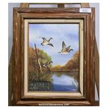 Alda Windham 80 - Ducks on the Wing - Original Oil
