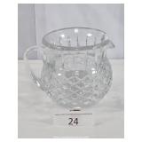 Small Heavy Crystal Pitcher