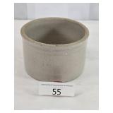 Small Unmarked Glazed Pottery Crock