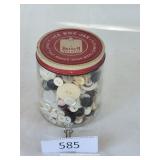 Holsum Products Ice Box Jar Filled w/ Buttons
