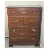 Four-Drawer Chest w/ Protective Glass Top
