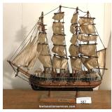 USS Valiant Sailing Ship Model
