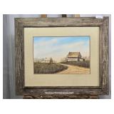 Van Smith - Mail Pouch - Framed Watercolor