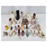 Mixed Lot Ceramic Pottery Collectible Shoes