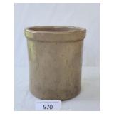 Unmarked Clay Pottery Crock