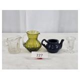 Four Small Trinket Decorative Jars & Pots