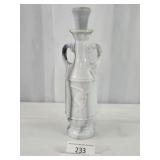 Marblized Gray Greek Style Bath Oil Decanter