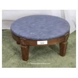 Small Round Upholstered Foot Stool