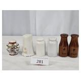 Mixed Lot Salt & Pepper Shakers