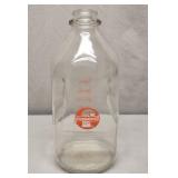 Large Foremost Glass Milk Bottle