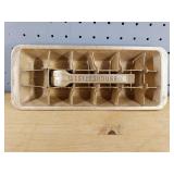 Vintage Westinghouse Gold Tone 18 Cube Ice Tray