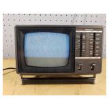 Magnavox Portable B&W TV & AM/FM Radio WORKS