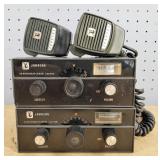 (2) Johnson Messenger Model 123A & B CB Radios