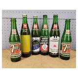 Small Selection of 6 7UP Bottles