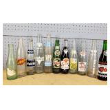 Mixed Lot of 11 Soda Bottles