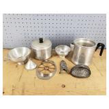 Small Collection Vintage Metal Kitchen Items