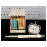 Vintage Kitchen Gadgets Scale & Thermometers
