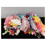 Large Pile Of Barbie Blouses Dresses Pants Gowns