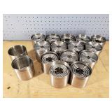 16 Stainless Photo Developing Canisters NO LIDS