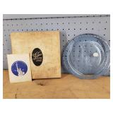 Indiana Glass Tiara Exclusive Blue Liberty Plate