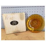 Indiana Glass Tiara Exclusive Turtle Doves Plate