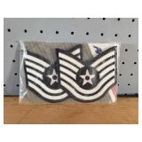 Pair of Air Force Tech SGT Uniform Emblems NEW