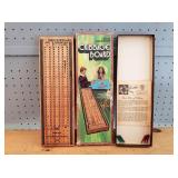 1967 Pacific Game Co Wood Cribbage Board