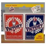 Victory Quality Two Pack Standard Playing Cards